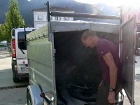 Klaus Bike geht zur Reparatur : 05. Tag, 5.Tag, MTB, Tolkan nach Solkan, Transalp, Transalp 2012, Transslovenia 2014