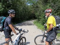 Klaus und Manfred : 05. Tag, 5.Tag, MTB, Tolkan nach Solkan, Transalp, Transalp 2012, Transslovenia 2014