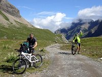 Manfred wird es schon zu warm : Gsteig Moustiers, MTB, Transalp, Transalp 2015