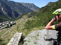 Blick auf Cervieres. Hier begint der Pass zum Col de Izoard