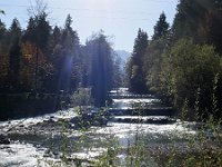 Herbst-OA-grenzverkehr-2 : Allgäu, Allgäu Herbst 2012, Breitachklamm Eingang über Gashaus Hörnlepass nach Rizlern und über Freibergsee, Kleiner Grenzverkehr, MTB, Oberstdorf, Skiflugschanze und Fellhornbahn Talststation zurück nach Agathazell