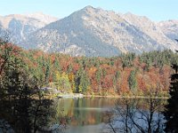 Herbst-OA-grenzverkehr-9 : Allgäu, Allgäu Herbst 2012, Breitachklamm Eingang über Gashaus Hörnlepass nach Rizlern und über Freibergsee, Kleiner Grenzverkehr, MTB, Oberstdorf, Skiflugschanze und Fellhornbahn Talststation zurück nach Agathazell