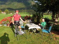 abendlicher Ausklang an der Ferienwohnung