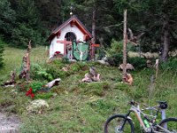 Hubertuskapelle in der Nähe der Schnitzlertal Alpe