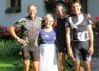 unsere freundliche Wirtin und wir in Oetz : 02. Tag, MTB, Transalp, Transalp 2012