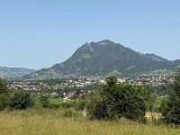 Blick auf den Grünten : AlpenX2025 Allgäu, MTB, Transalp